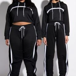 RUMORS CROPPED HOODIE 18 RUMORS CROPPED HOODIE -helmut shop rumors cropped hoodie black 6 6