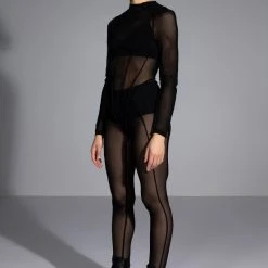 RUN THE WORLD MESH CATSUIT -helmut shop run the world mesh catsuit black 1 1