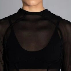 RUN THE WORLD MESH CATSUIT -helmut shop run the world mesh catsuit black 5 5