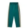 Sasquatchfabrix LACE TAPE TRACK PANTS -helmut shop sasquatchfabrixLACETAPETRACKPANTSDARKGREENS22AW PA9 02002 1