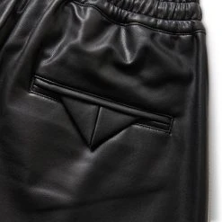 Sasquatchfabrix SYNTHETIC LEATHER TRACK PANTS 9 Sasquatchfabrix SYNTHETIC LEATHER TRACK PANTS -helmut shop sasquatchfabrixSYNTHETICLEATHERTRACKPANTSBLACKS22AW PA9 018 01 4