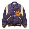 Sasquatchfabrix "VALUE THE WORKING CLASS" STADIUM JACKET 2 Sasquatchfabrix "VALUE THE WORKING CLASS" STADIUM JACKET -helmut shop sasquatchfabrixVALUETHEWORKINGCLASSSTADIUMJACKETPURPLEM22AW JKM 01101 1