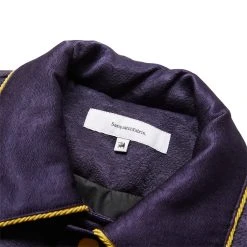 Sasquatchfabrix "VALUE THE WORKING CLASS" STADIUM JACKET -helmut shop sasquatchfabrixVALUETHEWORKINGCLASSSTADIUMJACKETPURPLEM22AW JKM 01101 4