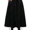 SECRET ADMIRER DENIM MAXI SKIRT -helmut shop secret admirer denim maxi skirt black 1 1