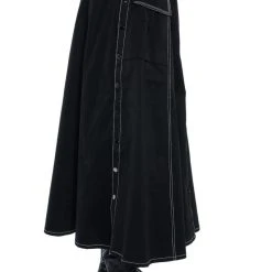 SECRET ADMIRER DENIM MAXI SKIRT -helmut shop secret admirer denim maxi skirt black 7 7 c1