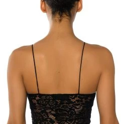SEE ME SOMETIME CROSS FRONT LACE BODYSUIT -helmut shop see me sometime cross front lace bodysuit black 5 5