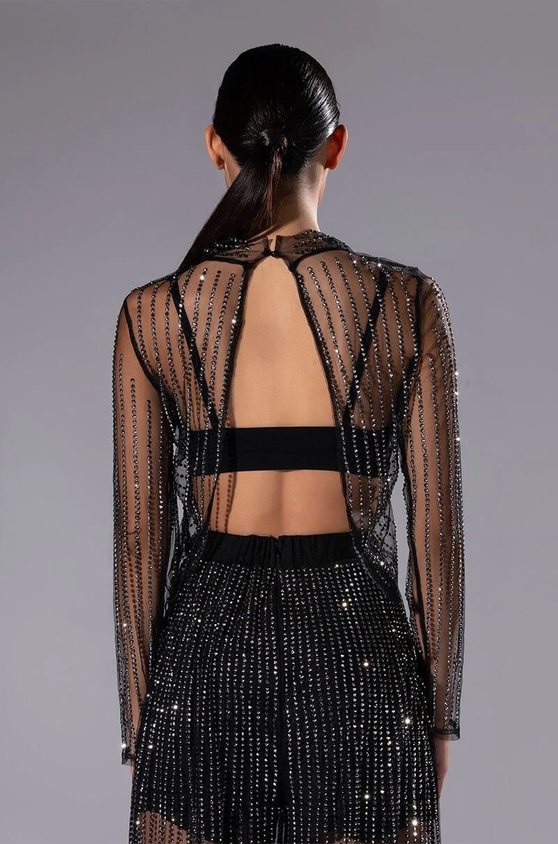 SELENA LONG SLEEVE EMBELLISHED TOP 6 SELENA LONG SLEEVE EMBELLISHED TOP - Image 4