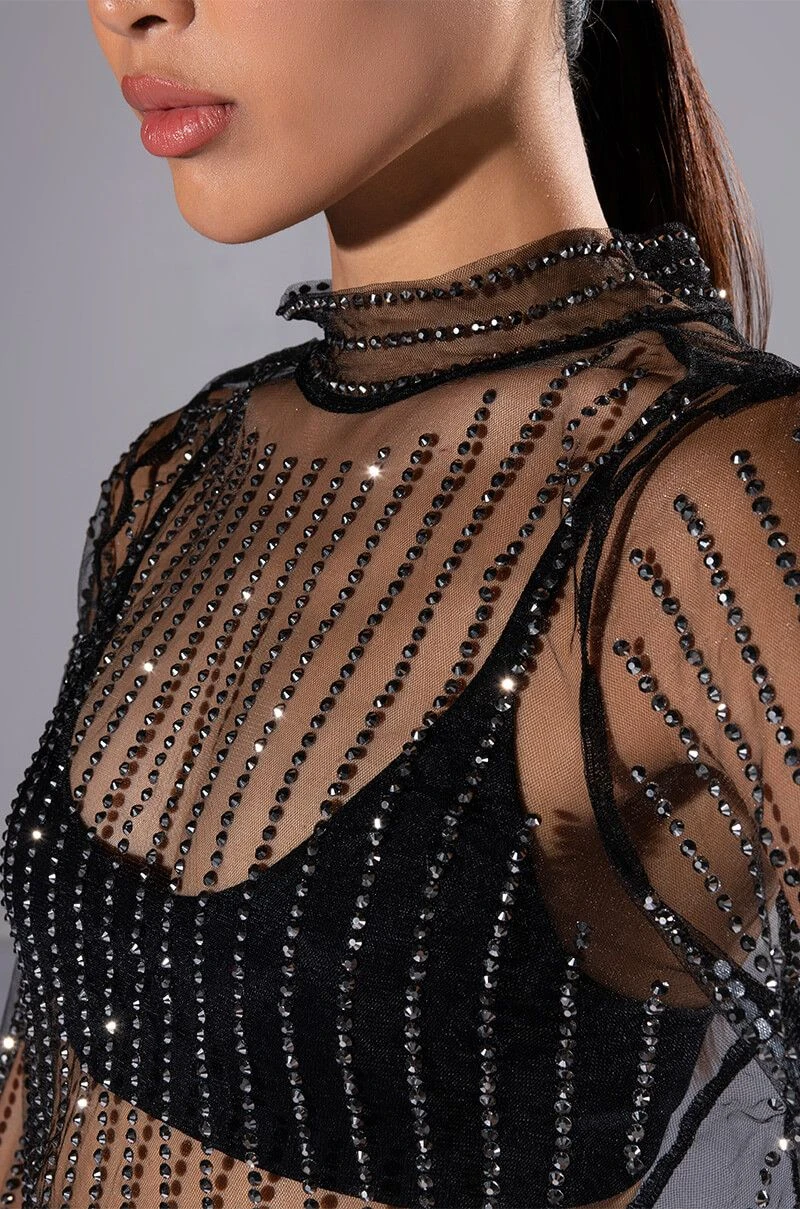 SELENA LONG SLEEVE EMBELLISHED TOP 7 SELENA LONG SLEEVE EMBELLISHED TOP - Image 5