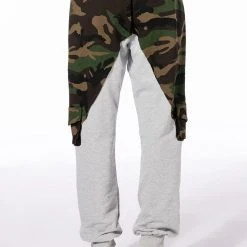 SELFISH HEART CAMO COLOR BLOCKED JOGGERS -helmut shop selfish heart camo color blocked joggers green multi 5 5