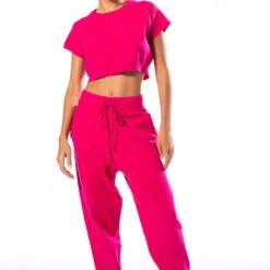 SERENA KNIT JOGGER -helmut shop serena knit jogger pink 3 3