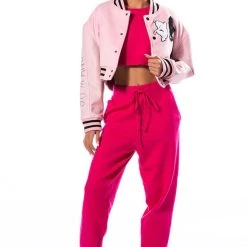 SERENA KNIT JOGGER -helmut shop serena knit jogger pink 4 4