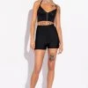 SHAKE IT FRINGE DETAIL BANDAGE SHORT