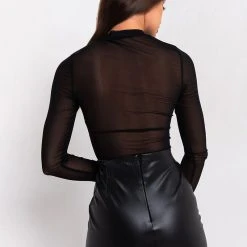 SHE'S GOTTA HAVE IT MESH BODYSUIT -helmut shop shes gotta have it mesh bodysuit black 3c2