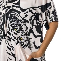 SHE'S RICH OVERSIZED SATIN JUMPSUIT IN MULTI -helmut shop shes rich oversized satin jumpsuit multi 5 5