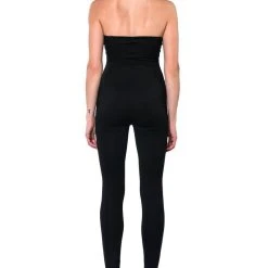 SHES SLEEK DOUBLE LAYER HALTER CATSUIT -helmut shop shes sleek double layer halter catsuit black 15 15