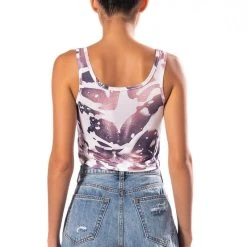 SHOWER ME FITTED TANK TOP -helmut shop shower me fitted tank top grey 5 5