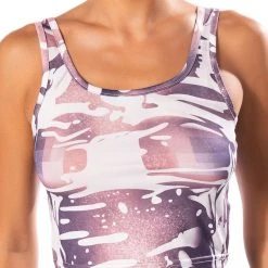 SHOWER ME FITTED TANK TOP -helmut shop shower me fitted tank top grey 6 6