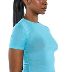 SIMPLE BLISS MESH TOP -helmut shop simple bliss mesh top blue 2 2