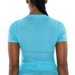 SIMPLE BLISS MESH TOP -helmut shop simple bliss mesh top blue 6 6