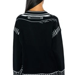 SKETCHY OVERSIZED CARDIGAN -helmut shop sketchy oversized cardigan black multi 8 8