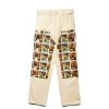 SKY HIGH FARM WORKWEAR DENIM TEARS PRINT KNEE PANT WOVEN -helmut shop skyhighfarmDENIMTEARSPRINTKNEEPANTWOVENBEIGEMSHF02P101 1