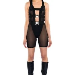 SNEAKY LINK BANDAGE CUTOUT TANK -helmut shop sneaky link bandage cutout tank black 3 3 c1