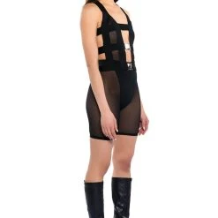 SNEAKY LINK BANDAGE CUTOUT TANK -helmut shop sneaky link bandage cutout tank black 4 4 c1