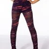 SOMETHING SPECIAL MESH LEGGING WITH RUCHED DETAIL