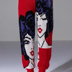 SOUL SEARCHING KNIT HOODIE AND JOGGER SET -helmut shop soul searching knit hoodie and jogger set red 9 9 c1