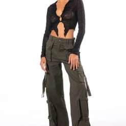 SPOIL YOU LONG SLEEVE COLLARED TOP -helmut shop spoil you long sleeve collared top black 2 2