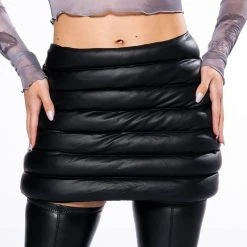 STAR CHASING MINI SKIRT -helmut shop star chasing mini skirt black 2 2