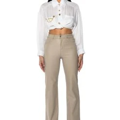 STAY FLY OVERSIZED BUTTON DOWN BLOUSE -helmut shop stay fly oversized button down blouse white 5 5