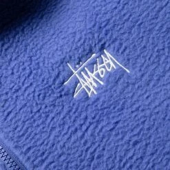 Stüssy HALF ZIP MOCK NECK PULLOVER -helmut shop stussyHALFZIPMOCKNECKPERIWINKLEL118453 3
