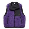 Stüssy SHERPA VEST 2 Stüssy SHERPA VEST -helmut shop stussySHERPAVESTPURPLEXS118506 1