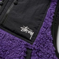 Stüssy SHERPA VEST -helmut shop stussySHERPAVESTPURPLEXS118506 3