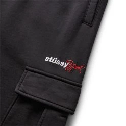 Stüssy SPORT CARGO FLEECE PANTS -helmut shop stussySPORTCARGOFLEECEPANTBLACKM116578 3