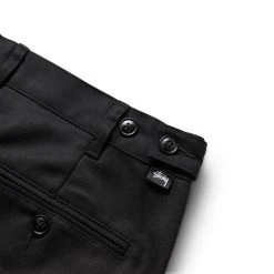 Stüssy VOLUME PLEATED TROUSER -helmut shop stussyVOLUMEPLEATEDTROUSERBLACK30116537 4