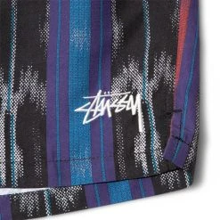 Stüssy IKAT STRIPE WATER SHORT 7 Stüssy IKAT STRIPE WATER SHORT -helmut shop stussyikatstripewatershortblackm113135 3