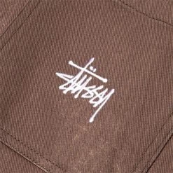 Stüssy SPOTTED BLEACH CHORE JACKET -helmut shop stussyspottedbleachchorejacketbrownm115575 3