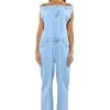 SUNDAY STROLLIN DENIM JUMPSUIT -helmut shop sunday strollin denim jumpsuit light blue 1 1