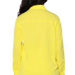 SUNSHINE BABY BUTTON DOWN BLOUSE -helmut shop sunshine baby button down blouse yellow 6 6
