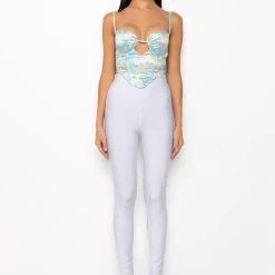 SWEET ESCAPE SATIN BUSTIER TANK -helmut shop sweet escape satin bustier tank multi 14 14