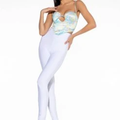 SWEET ESCAPE SATIN BUSTIER TANK -helmut shop sweet escape satin bustier tank multi 9 9