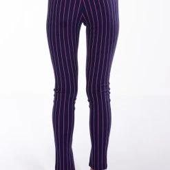 SWEET LIKE SUGAR PINSTRIPE SKINNY PANT -helmut shop sweet like sugar pinstripe skinny pant blue multi 5 5