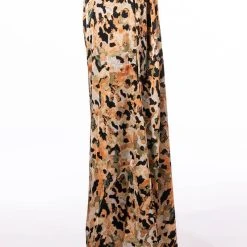 SWEET LOVE WIDE PALAZZO PANT -helmut shop sweet love wide palazzo pant beige multi 4 4 c1 c1 c1