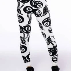 SWEET LUCK SWEATER LEGGING -helmut shop sweet luck sweater legging white black 3 3