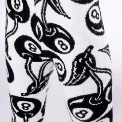 SWEET LUCK SWEATER LEGGING -helmut shop sweet luck sweater legging white black 6 6