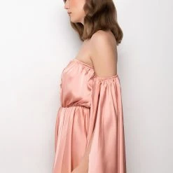 TAKE YOU THERE OFF THE SHOULDER ROMPER -helmut shop take you there off the shoulder romper mauve 4 4