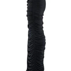 TALK ABOUT IT RUCHED MAXI SKIRT -helmut shop talk about it ruched maxi skirt black 7 7