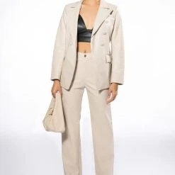 TE QUIERO HIGH RISE VEGAN LEATHER STRAIGHT LEG PANTS IN IVORY 18 TE QUIERO HIGH RISE VEGAN LEATHER STRAIGHT LEG PANTS IN IVORY -helmut shop te quiero high rise vegan leather straight leg pants in ivory ivory 9 9